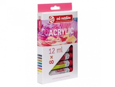 Talens Art Creation acrylic colour set 8 x 12 ml